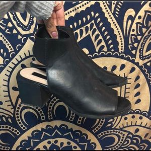Chunky heeled booties